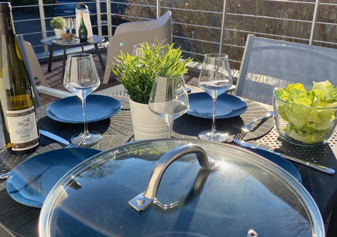 Duplex Le 12 - Appartement Avec Terrasse Dans Le Vignoble - 5 Mn Du Centre De Colmar Wettolsheim Bagian luar foto